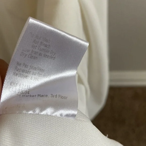 BHLDN Misty Wedding White Dress. Size 10 - Picture 8 of 15